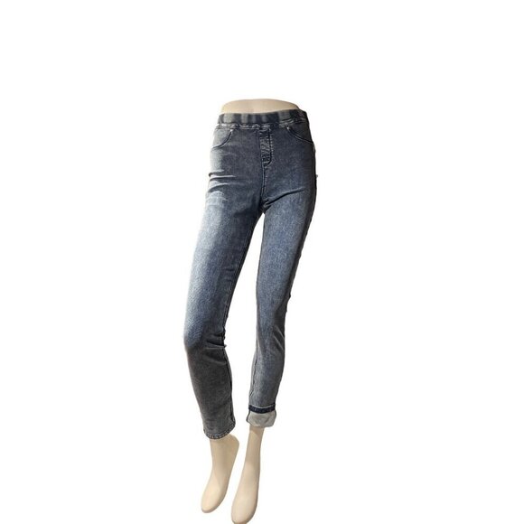 true slim Pants - nwt jeggings size 6 true slim blue acid wash back pockets